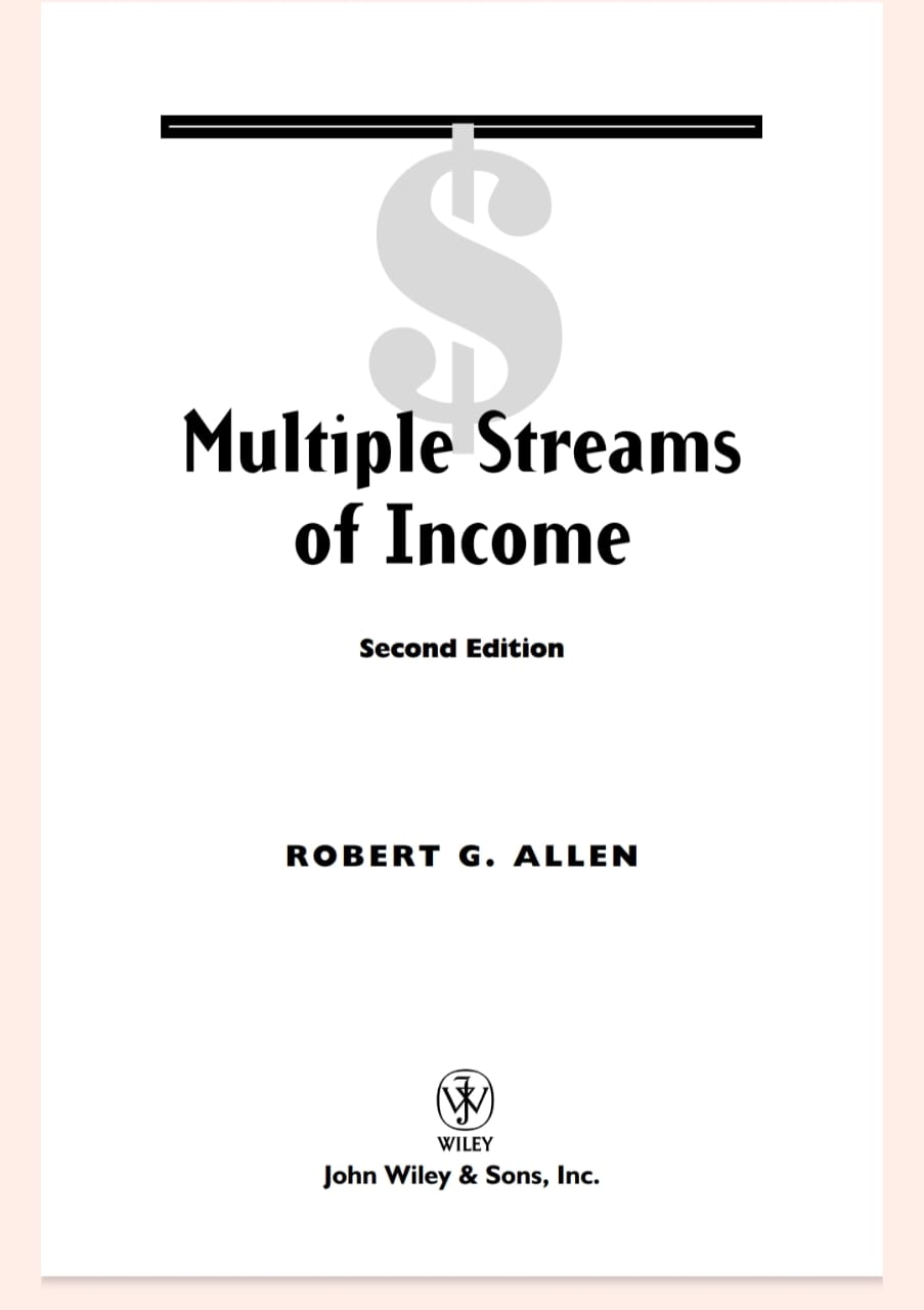 MULTIPEL STREAMS OF INCOME 